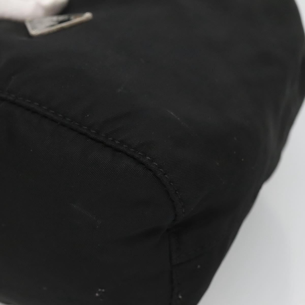 Prada Vela Drawstring Bucket Pouch Tessuto, BLACK, NYLON, Clutche & pouche