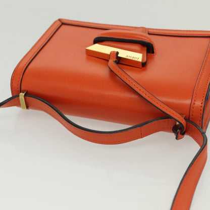 Loewe Barcelona Shoulder Bag Leather, ORANGE, LEATHER, Shoulder bag