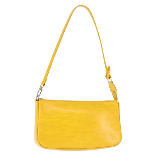 Louis Vuitton Pochette Accessoires NM Epi Leather, YELLOW, LEATHER, Clutche & pouche