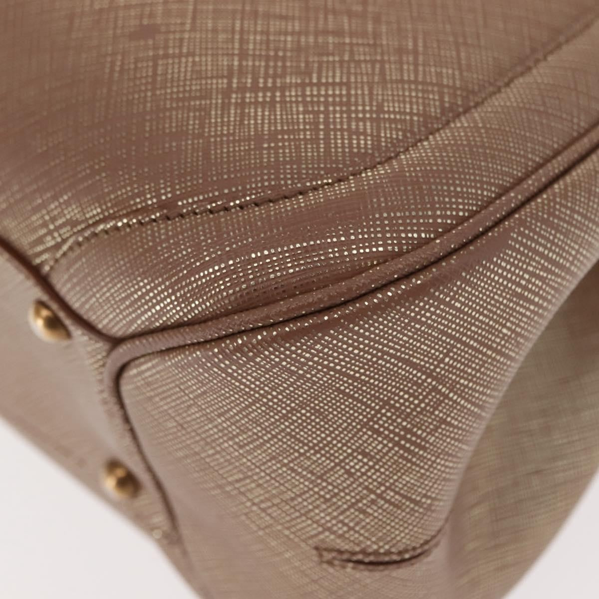 Salvatore Ferragamo Flap Satchel Saffiano Leather, GOLD, LEATHER, Handbag