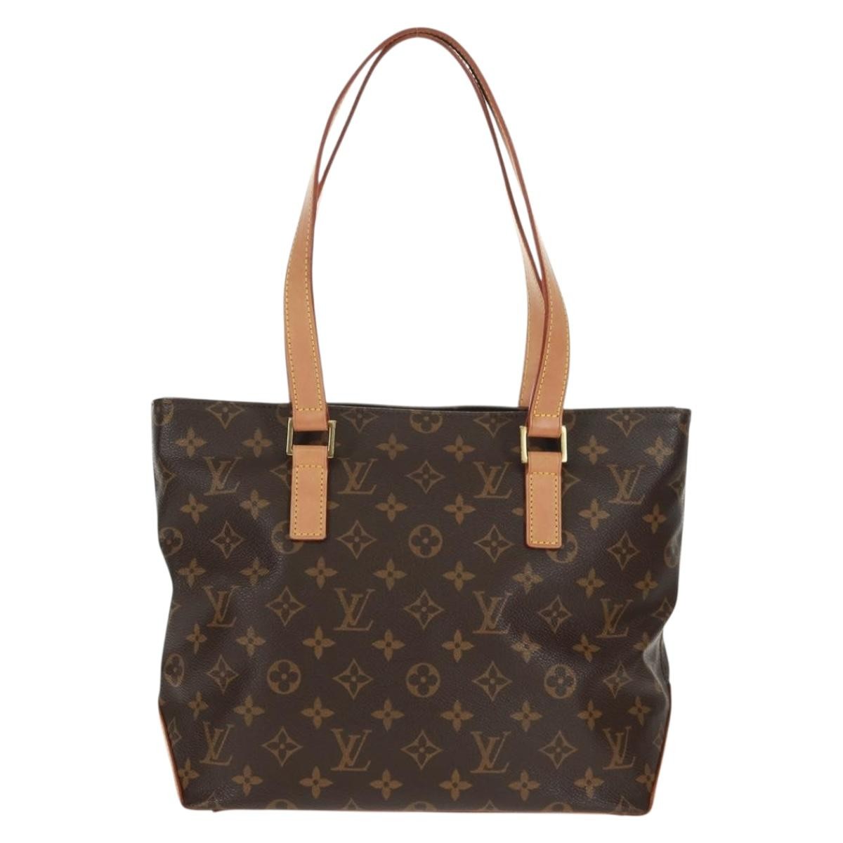 Louis Vuitton Cabas Piano Monogram Canvas, BROWN, CANVAS, Handbag