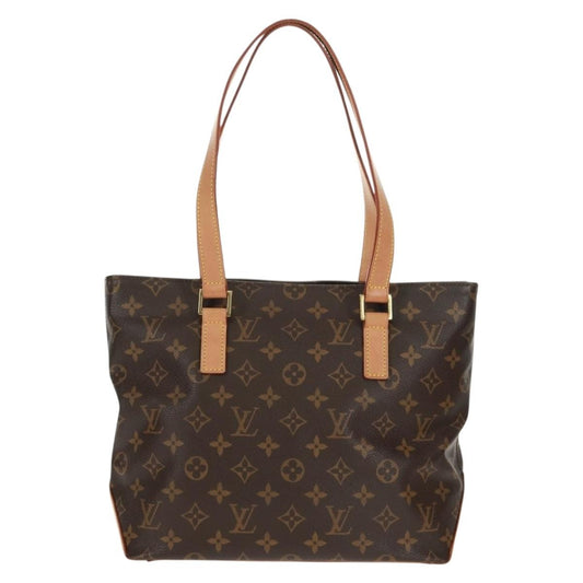 Louis Vuitton Cabas Piano Monogram Canvas, BROWN, CANVAS, Handbag