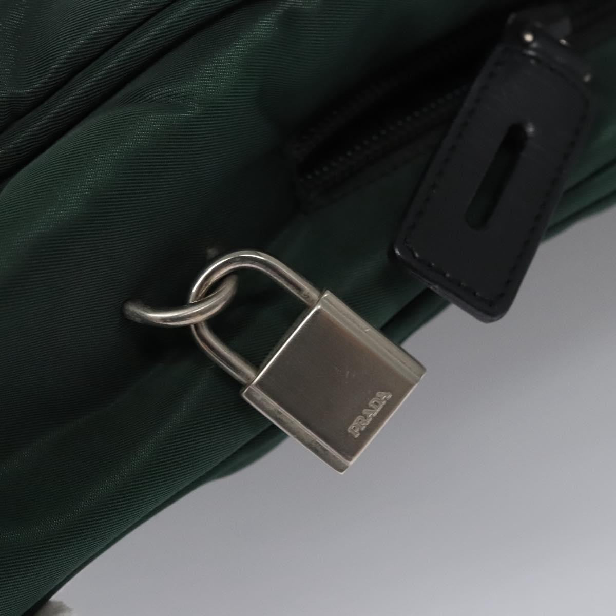 Prada Vintage Handbag Tessuto, GREEN, NYLON, Handbag
