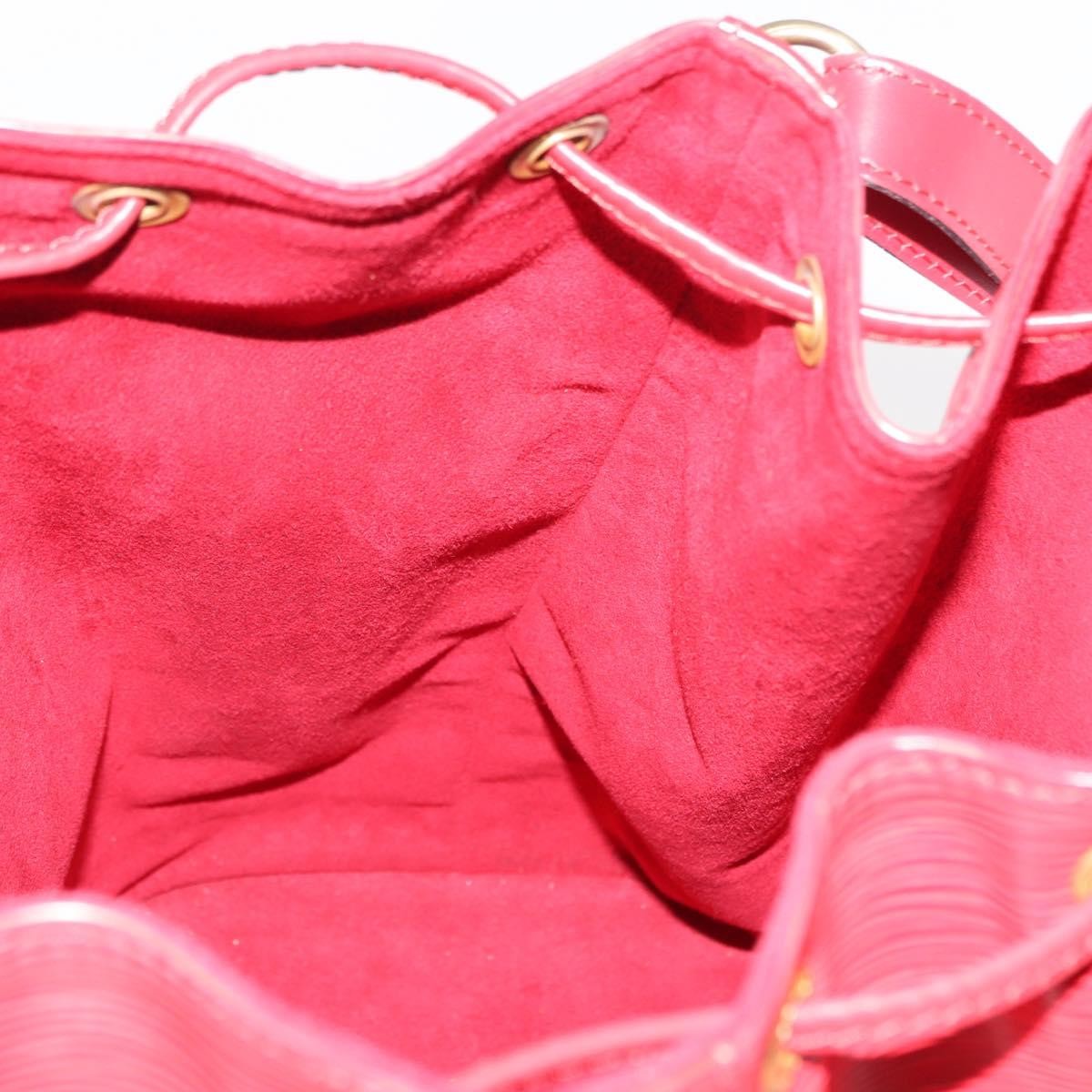 Louis Vuitton Noe Handbag Epi leather, RED, LEATHER, Shoulder bag