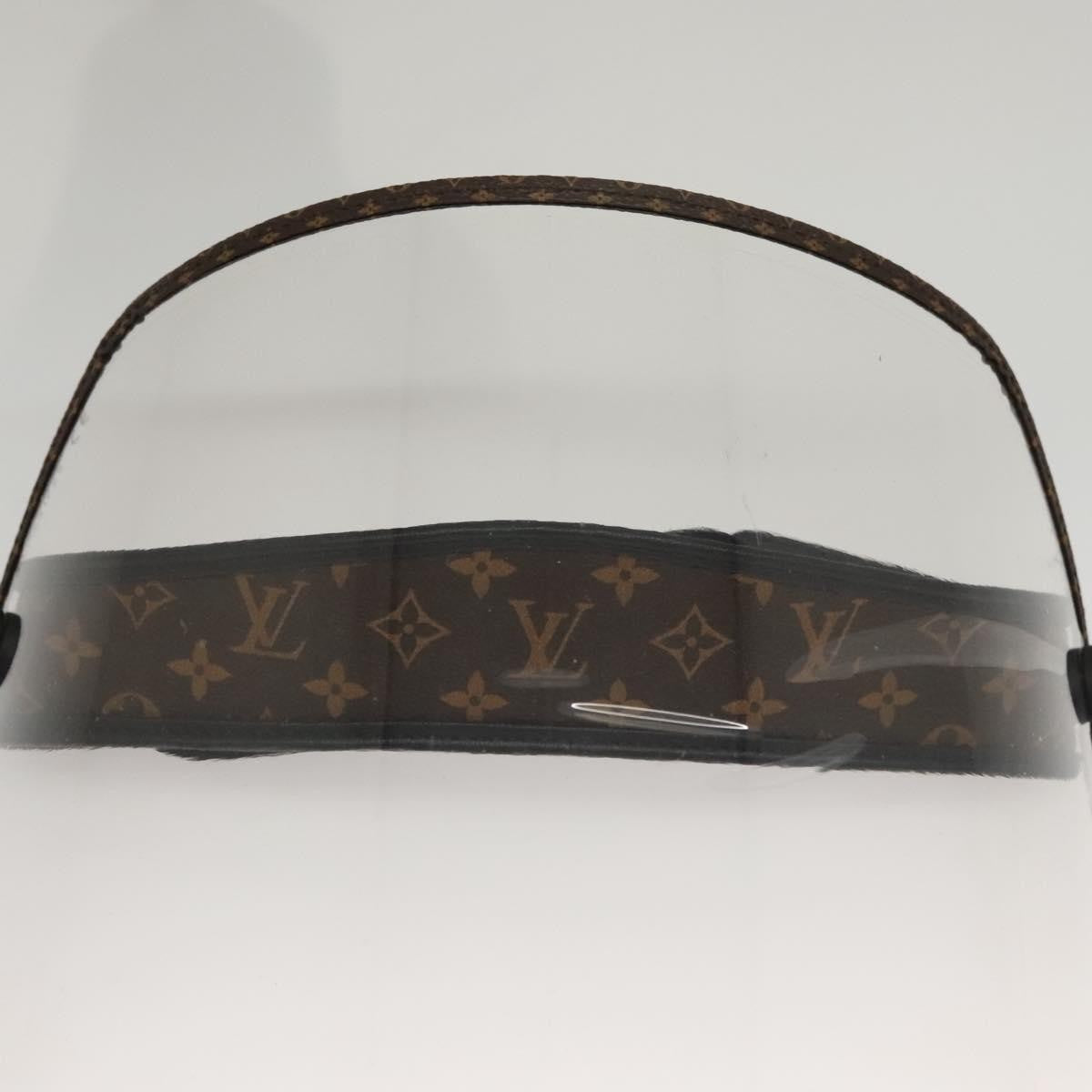 Louis Vuitton Shield Visor Monogram Canvas, BROWN, CANVAS, Head accessory