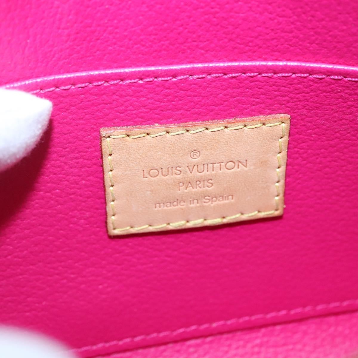 Louis Vuitton Cosmetic Case Limited Edition Monogram Vernis Ikat, PINK, PATENT_LEATHER, Toiletry Case