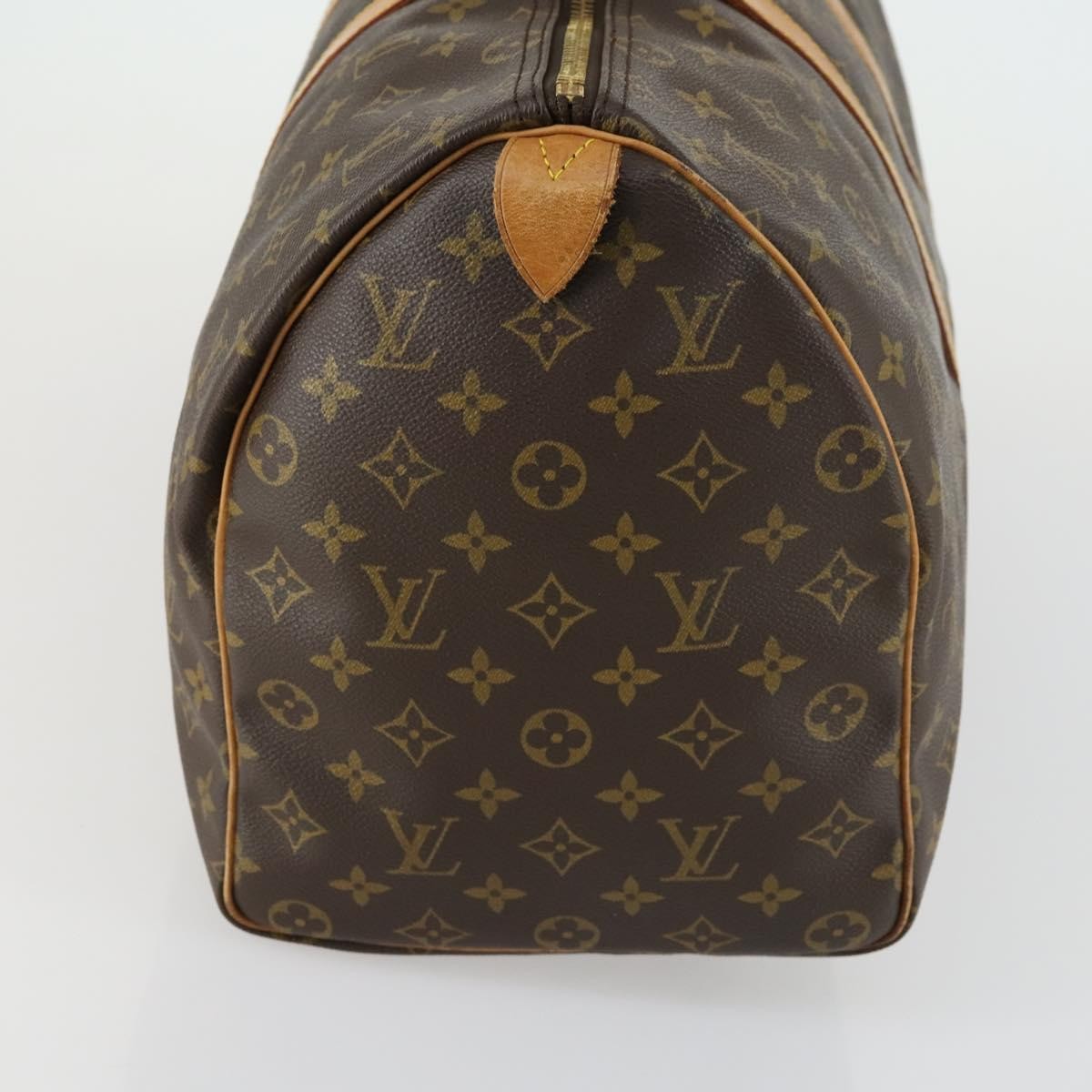 Louis Vuitton Keepall Bag Monogram Canvas, BROWN, CANVAS, Travel bag