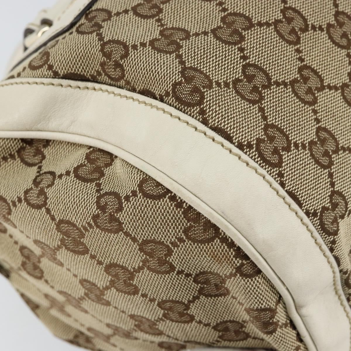 Gucci Trophy Boston Bag GG Canvas, BEIGE, CANVAS, Handbag