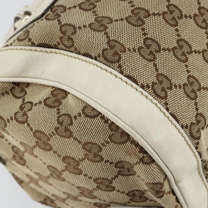 Gucci Trophy Boston Bag GG Canvas, BEIGE, CANVAS, Handbag