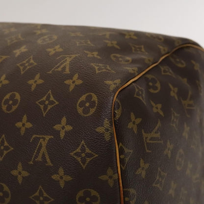 Louis Vuitton Keepall Bag Monogram Canvas, BROWN, CANVAS, Travel bag