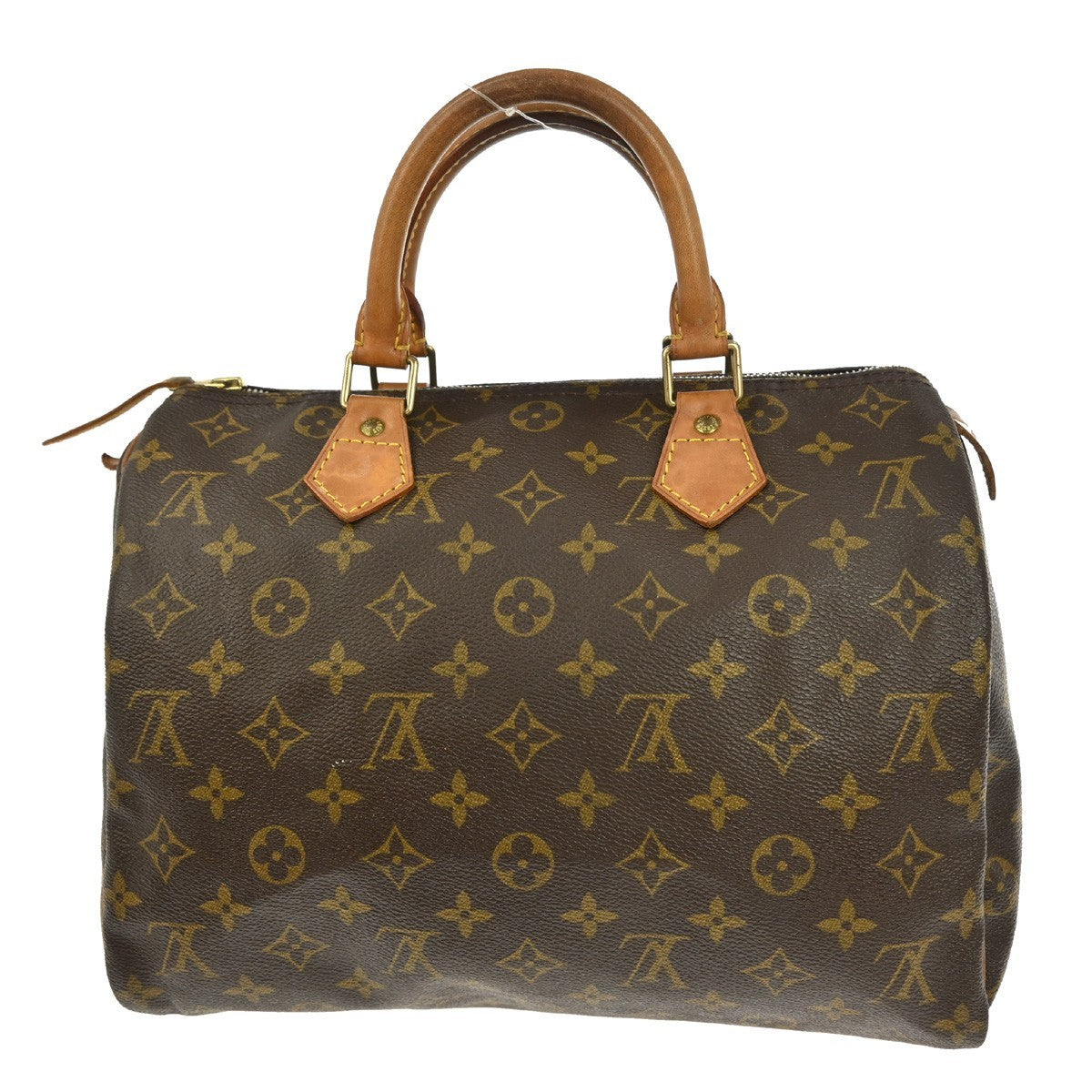 Louis Vuitton Speedy Handbag Monogram Canvas, BROWN, CANVAS, Handbag