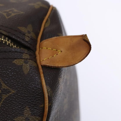 Louis Vuitton Keepall Bag Monogram Canvas, BROWN, CANVAS, Travel bag