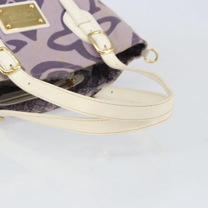 Louis Vuitton Tahitienne Cabas Canvas, PURPLE, CANVAS, Tote bag