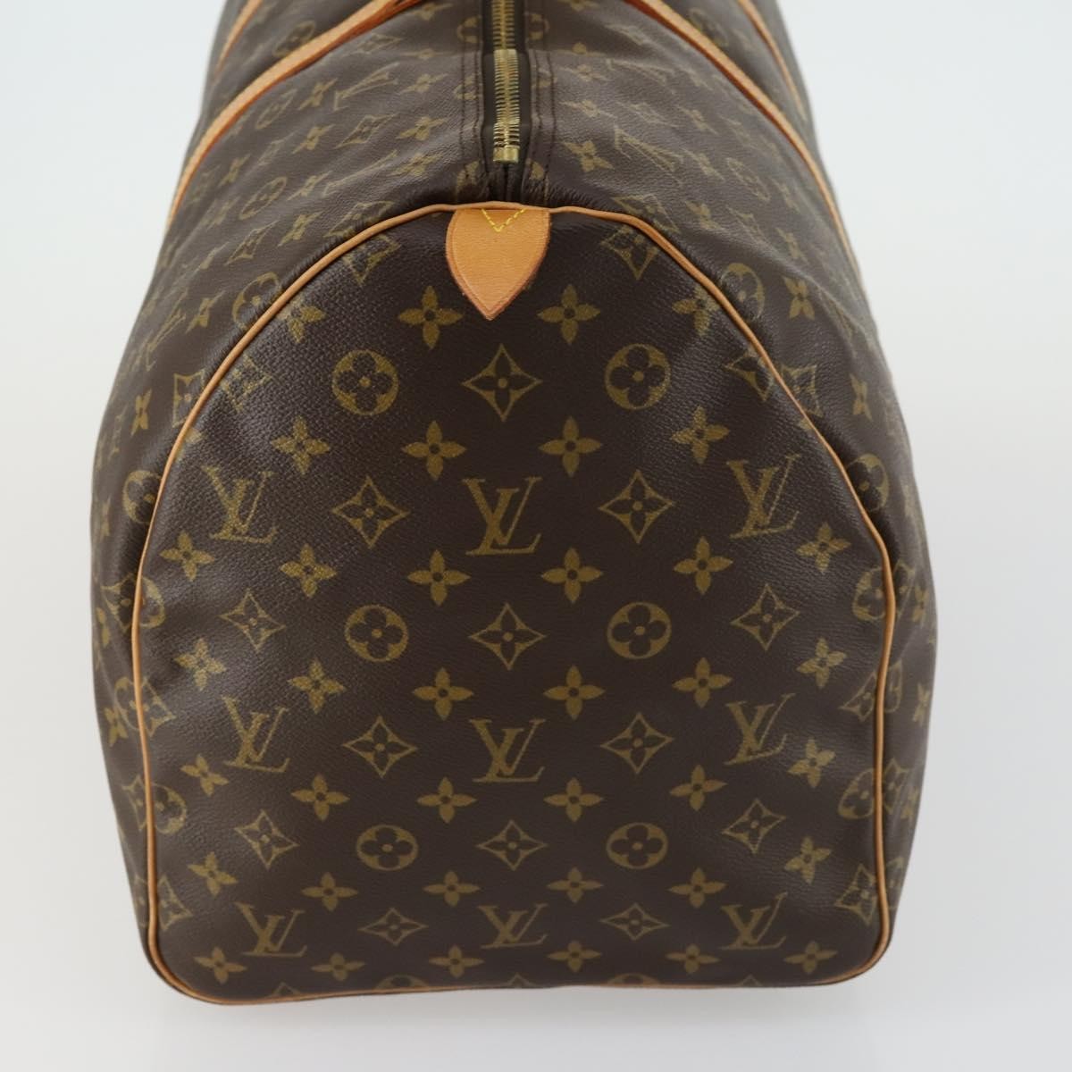 Louis Vuitton Keepall Bag Monogram Canvas, BROWN, CANVAS, Travel bag