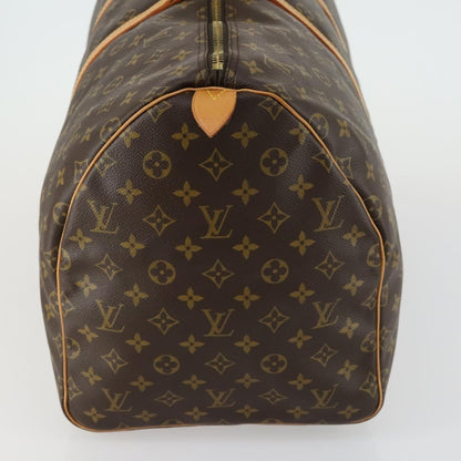 Louis Vuitton Keepall Bag Monogram Canvas, BROWN, CANVAS, Travel bag