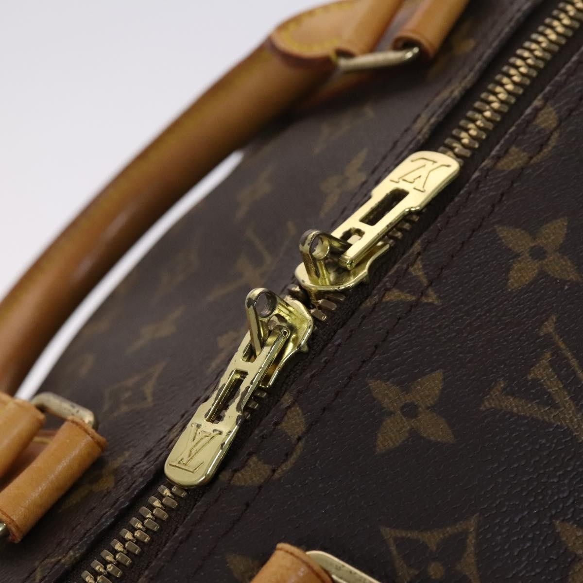 Louis Vuitton Keepall Bag Monogram Canvas, BROWN, CANVAS, Travel bag