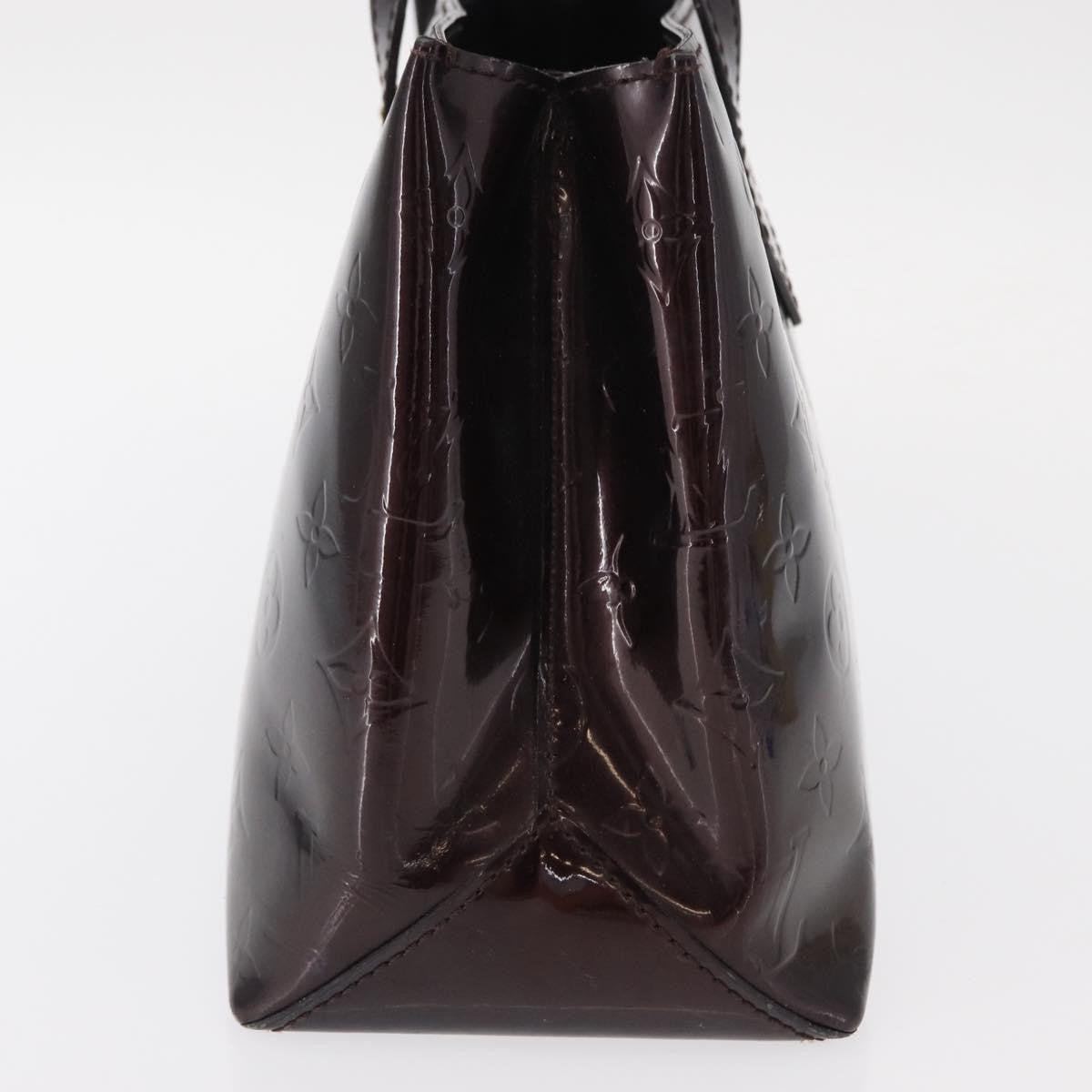 Louis Vuitton Wilshire Handbag Monogram Vernis, BURGUNDY, PATENT_LEATHER, Tote bag