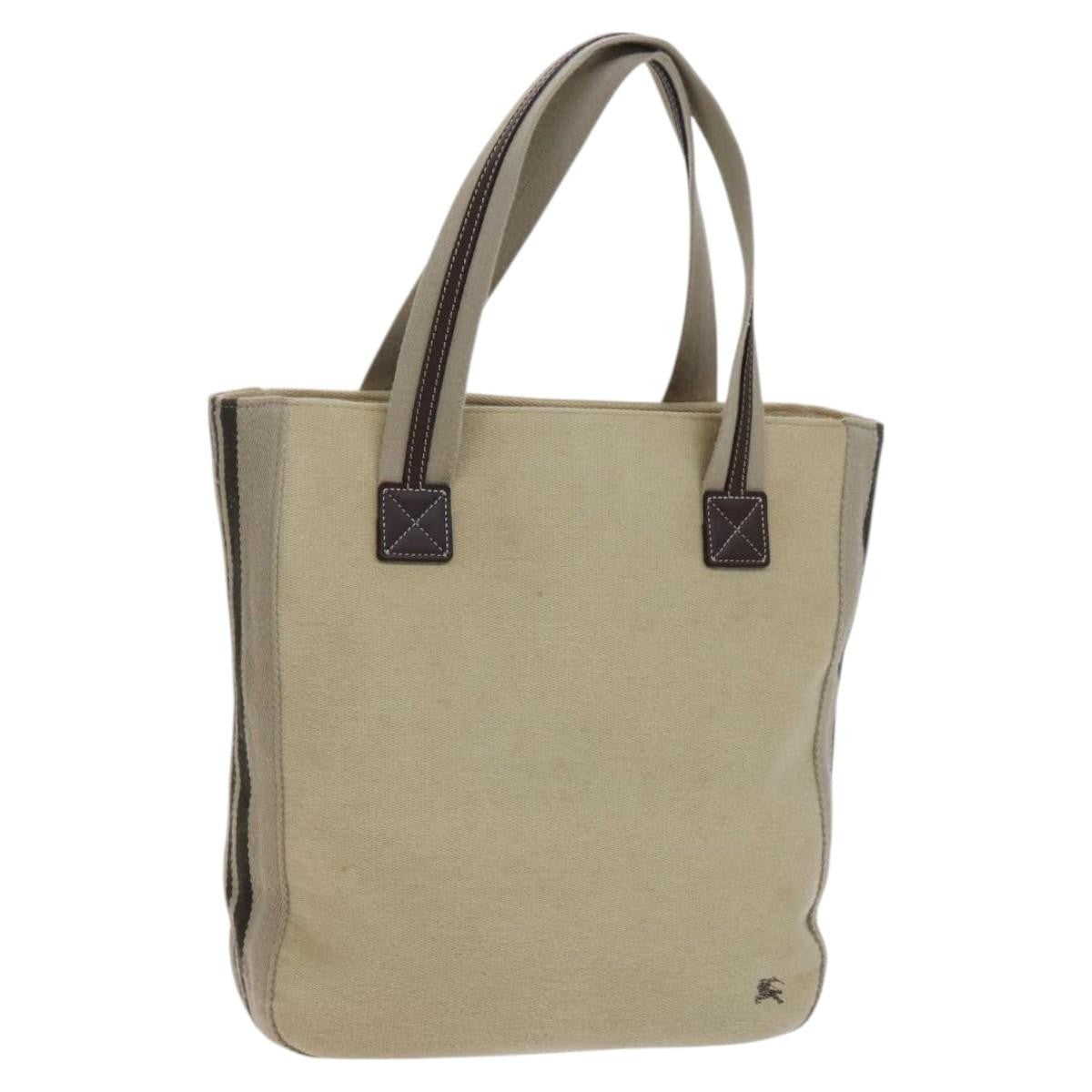 Burberry Blue Label Tote Bag Canvas, BEIGE, CANVAS, Tote bag