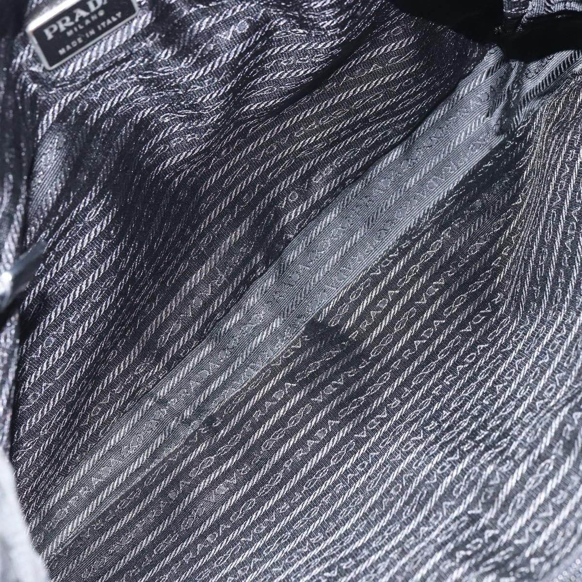 Prada Vintage Zip Tote Tessuto, BLACK, NYLON, Tote bag