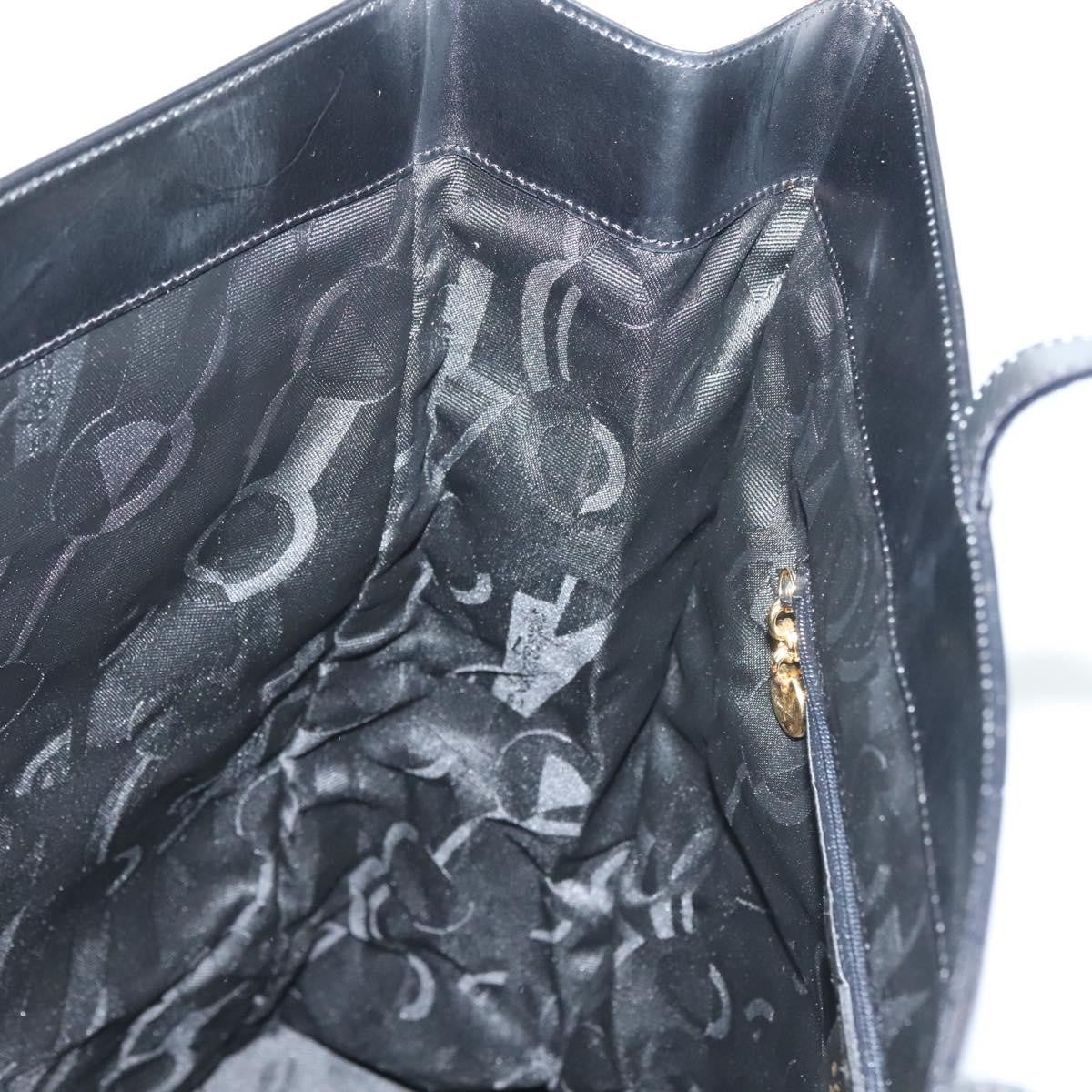 Salvatore Ferragamo Vintage Tote bag Canvas, BLACK, CANVAS, Tote bag