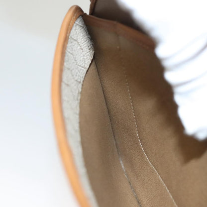 Christian Dior Vintage Honeycomb chain Canvas, BEIGE, CANVAS, Handbag