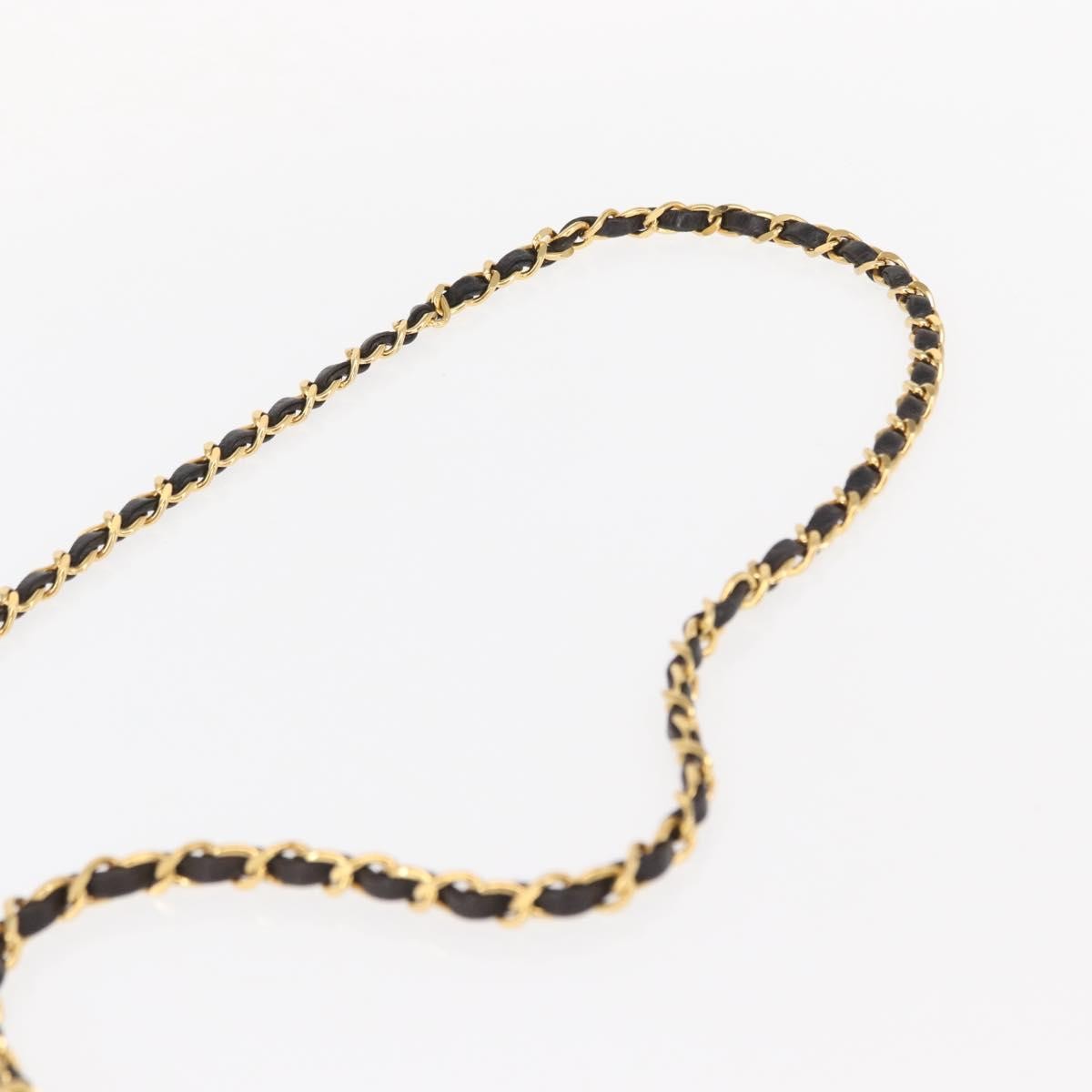 Chanel Chain Shoulder Bag Leather, BLACK, LEATHER, Shoulder bag