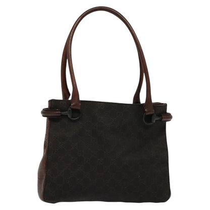 Gucci Horsebit Handle Tote GG Canvas, BROWN, CANVAS, Tote bag