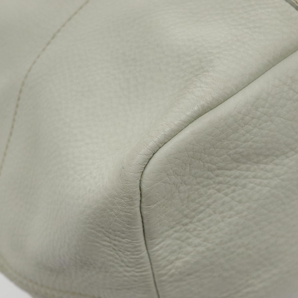Prada Vintage Handbag Leather, WHITE, LEATHER, Handbag