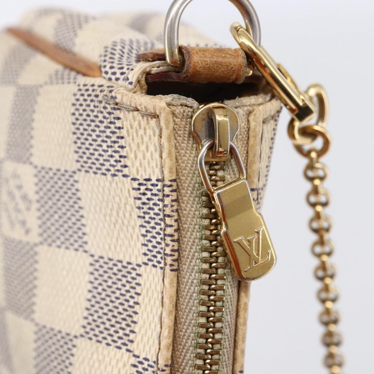 Louis Vuitton Eva Handbag Damier, BEIGE, CANVAS, Handbag