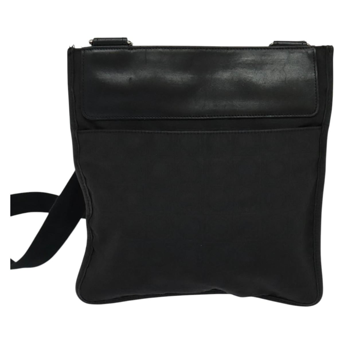Salvatore Ferragamo Vintage Shoulder Bag Nylon, Black, Nylon, Shoulder Bag