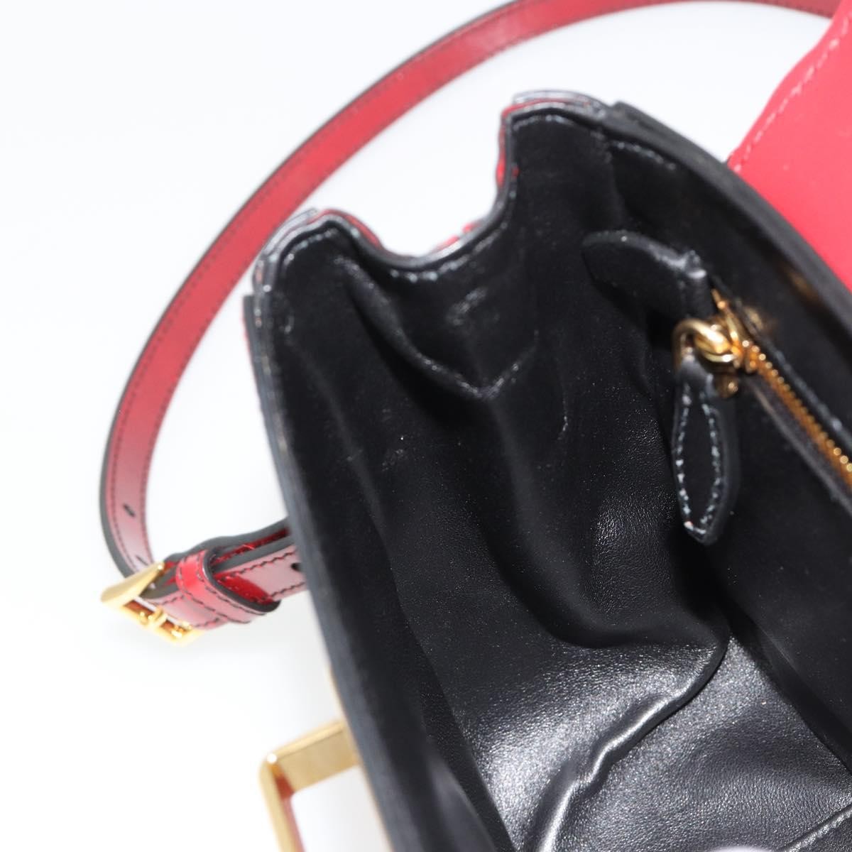 Prada Sidonie Top Handle Bag Saffiano Leather, Red, Leather, Handbag