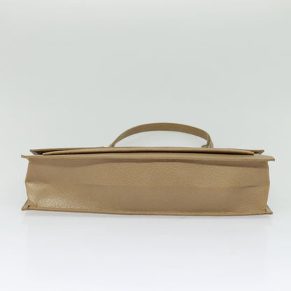 Gucci Vintage Shoulder Bag Leather, BEIGE, LEATHER, Shoulder bag