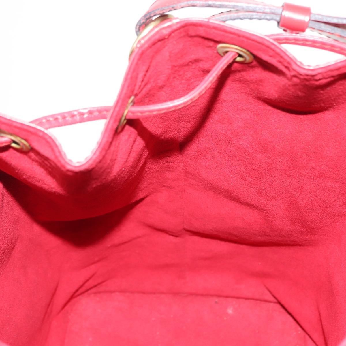 Louis Vuitton Noe Handbag Epi Leather, RED, LEATHER, Shoulder bag