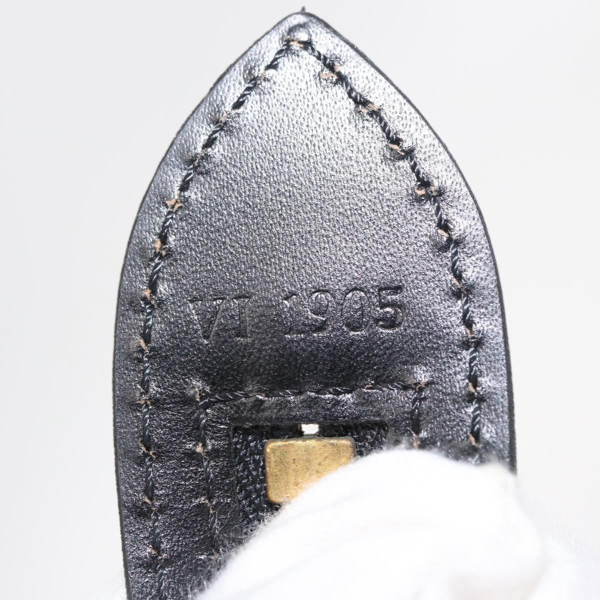 Louis Vuitton Saint Jacques Handbag Epi Leather, BLACK, LEATHER, Handbag