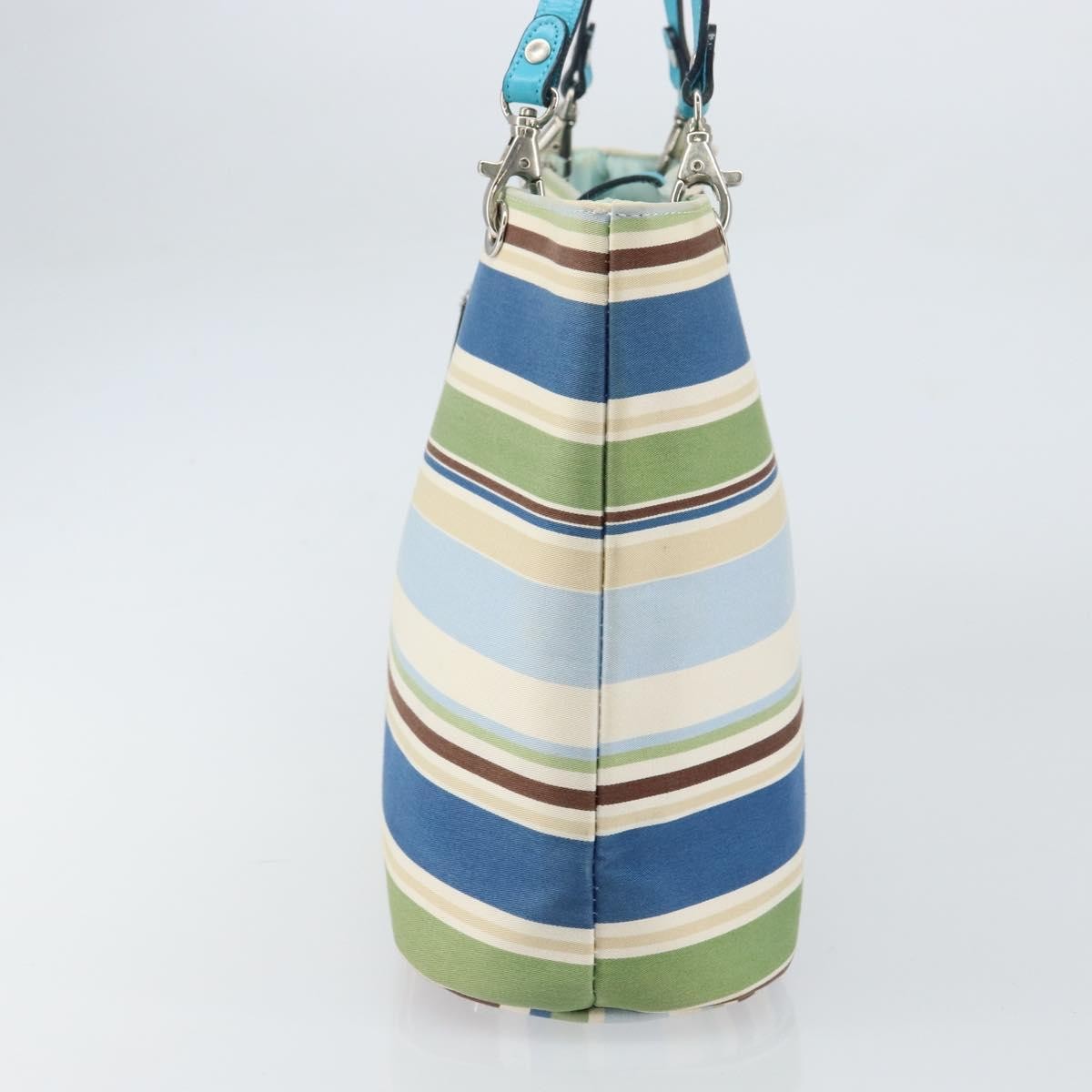 Burberry Vintage tote bag Canvas, BLUE, CANVAS, Tote bag