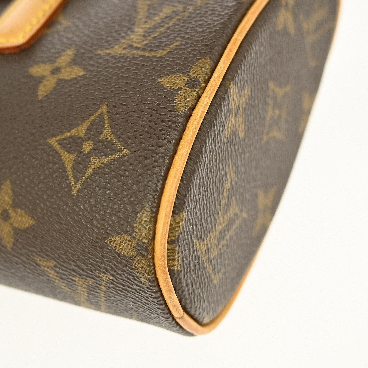 Louis Vuitton Sonatine Handbag Monogram Canvas, BROWN, CANVAS, Handbag