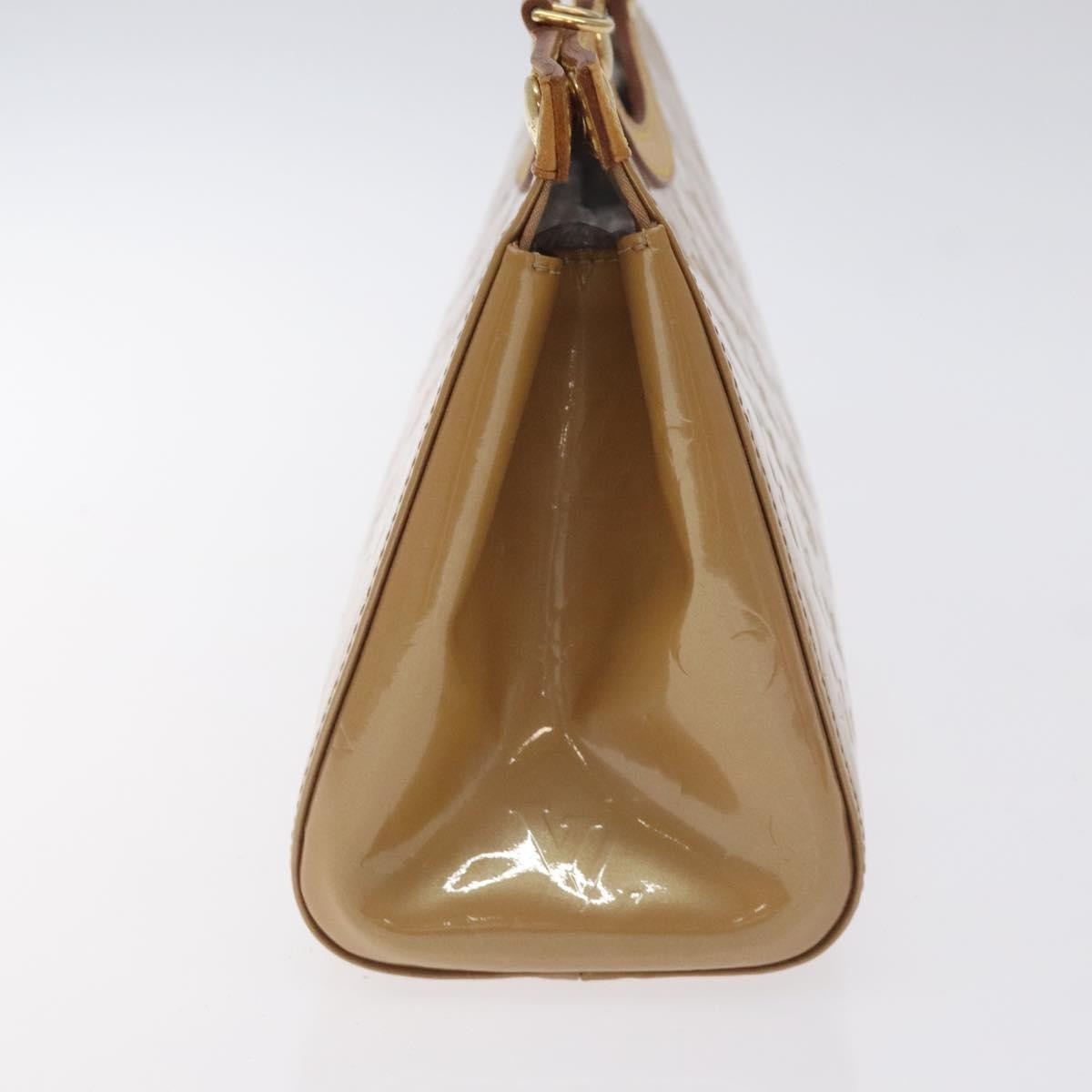 Louis Vuitton Roxbury Drive Handbag Monogram Vernis, CAMEL, PATENT_LEATHER, Handbag