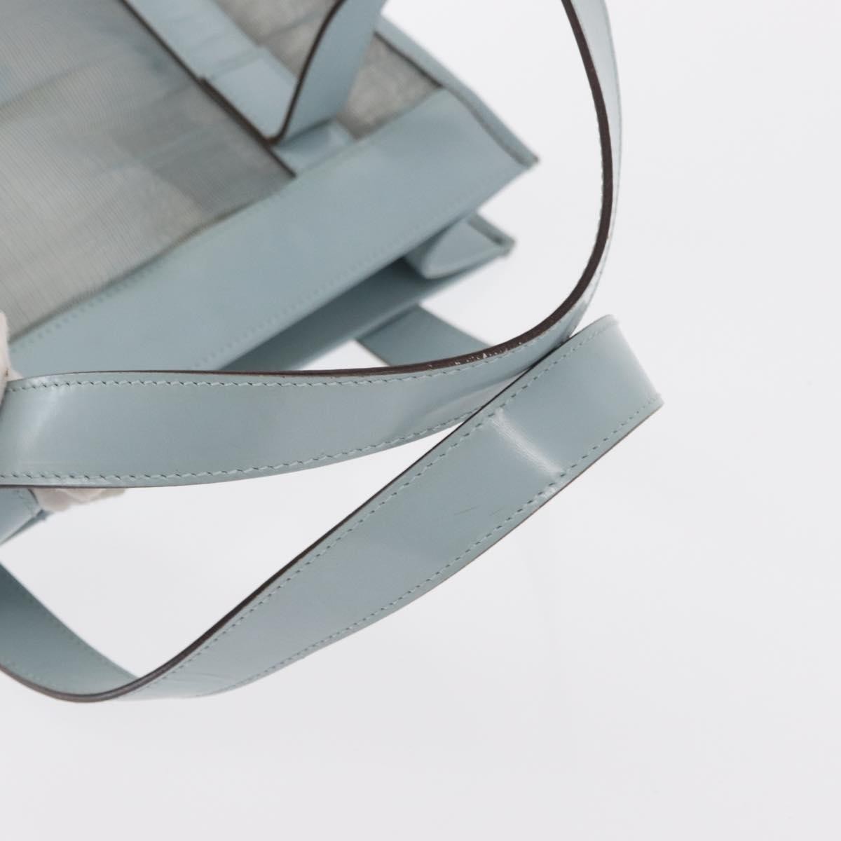 Gucci Vintage tote Leather, BLUE, LEATHER, Tote bag