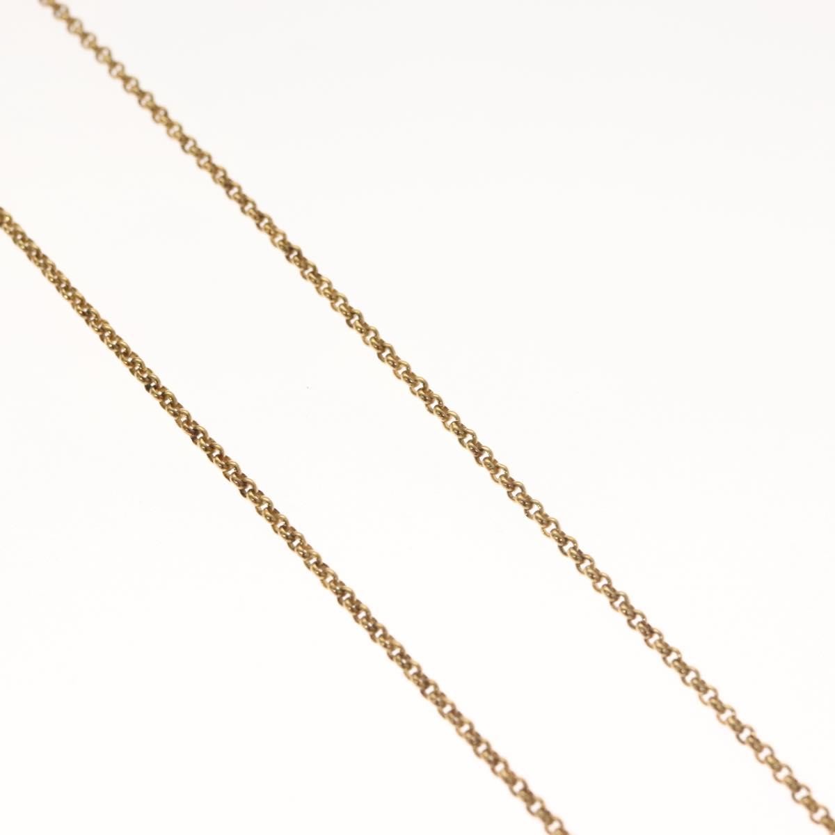 Christian Dior CD Pendant Necklace Gold-plated, GOLD, METAL, Necklace