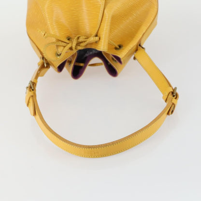 Louis Vuitton Petit Noe Handbag Epi Leather, YELLOW, LEATHER, Shoulder bag