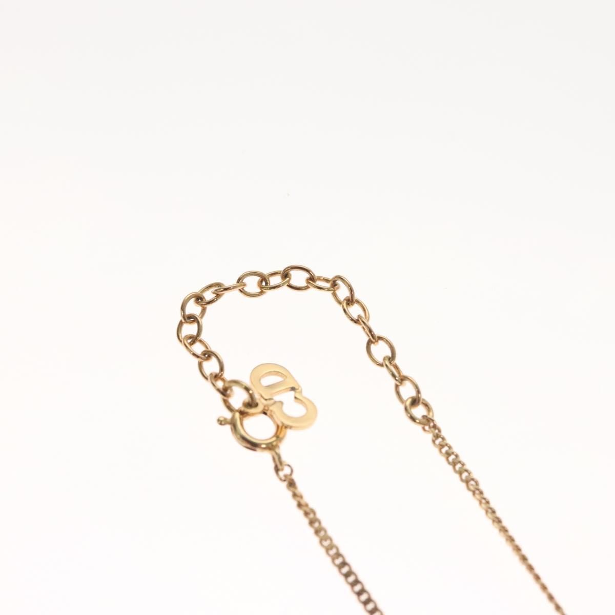 Christian Dior CD Pendant Necklace Gold-plated, GOLD, METAL, Necklace