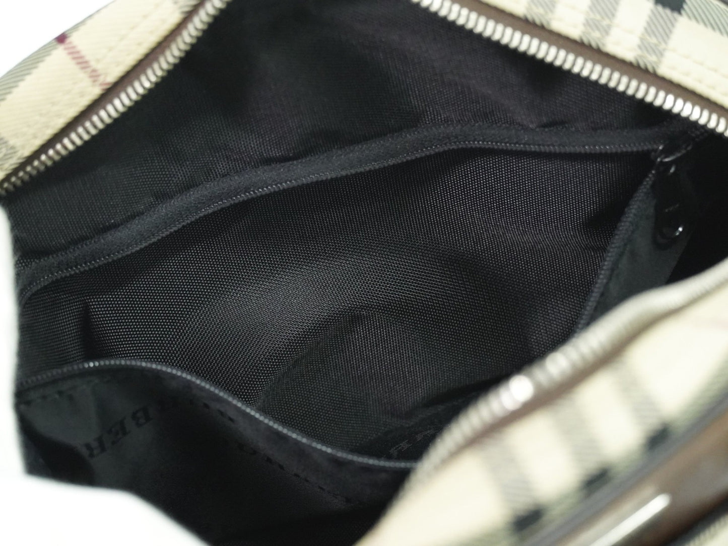 Burberry Nova Check Handbag Nova Check Canvas and leather, BEIGE, CANVAS, Handbag