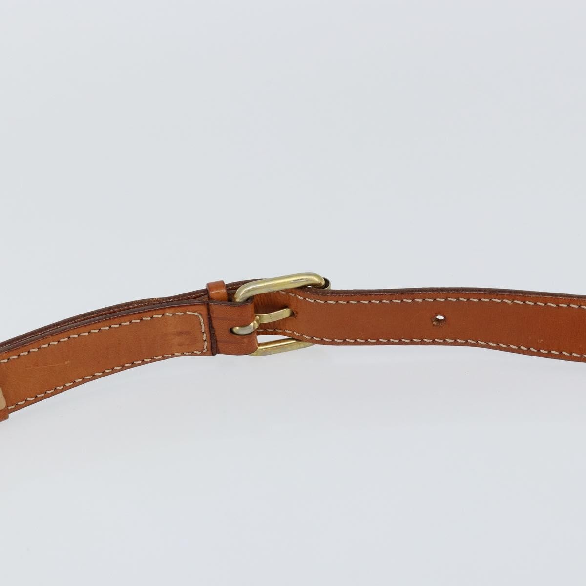 Celine Vintage Macadam Shoulder Bag Canvas and Leather, BROWN, CANVAS, Shoulder bag