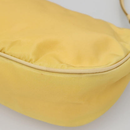 Prada Vintage Shoulder Bag Tessuto, YELLOW, NYLON, Shoulder bag