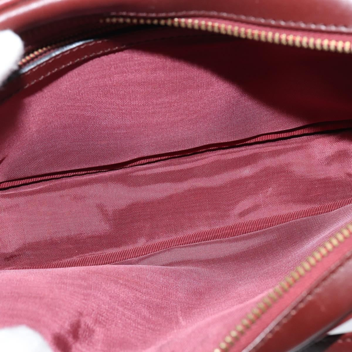 cartier Must de Cartier Shoulder Bag Leather, BURGUNDY, LEATHER, Shoulder bag