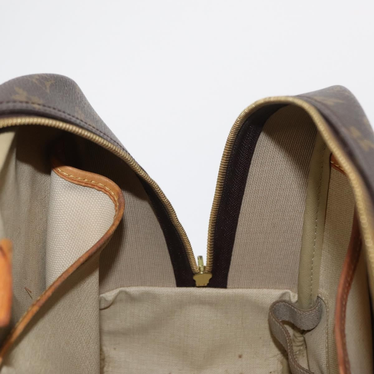 Louis Vuitton Deauville Handbag Monogram Canvas, BROWN, CANVAS, Handbag