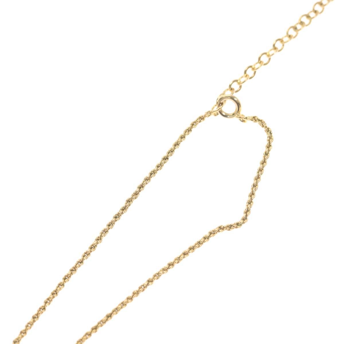 Christian Dior CD Pendant Necklace Metal and Crystals, GOLD, METAL, Necklace