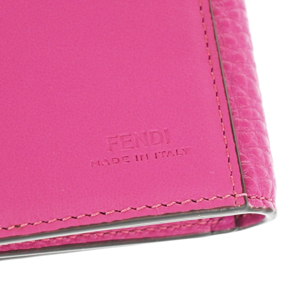Fendi Peekaboo Wallet Leather, PINK, LEATHER, Wallets