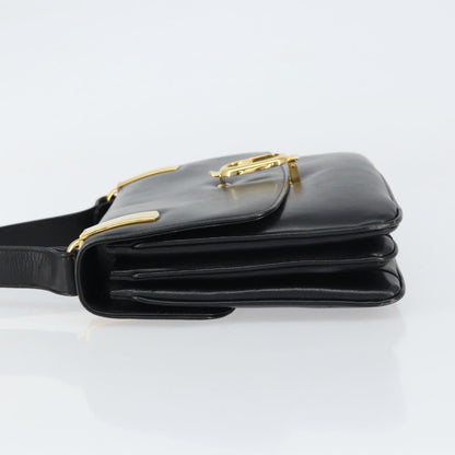 Celine Horse Carriage Shoulder bag Leather, BLACK, LEATHER, Shoulder bag