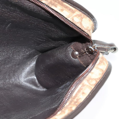 Christian Dior Vintage Trotter Shoulder Bag Canvas, BROWN, CANVAS, Shoulder bag